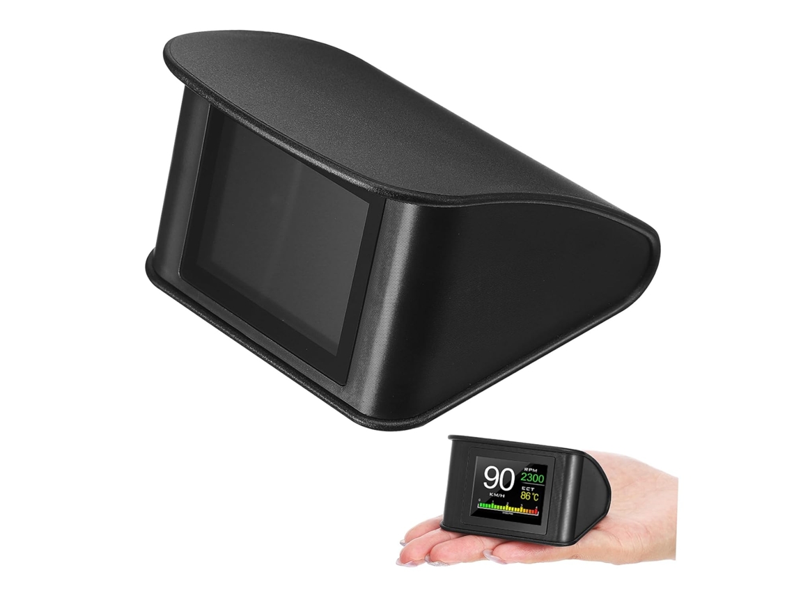 Velocímetro Digital Portátil P10 Para Carro Com Visor Frontal E Tela Lcd Compacta Compatível.