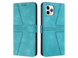 Capa De Couro Para Iphone 11 Pro - Triangular - Cor Sólida