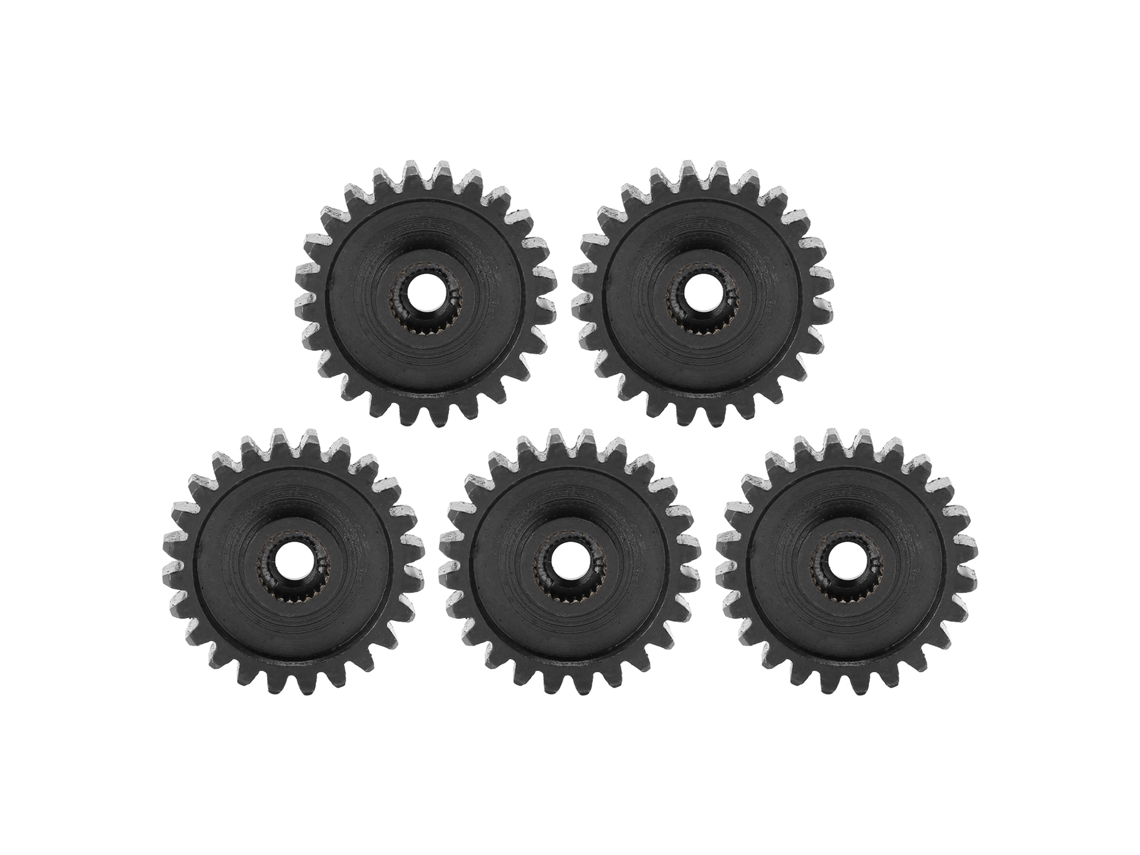 Laxiscreed Conjunto De Engrenagens De Aço Servo Spur Com 24 Dentes E Diâmetro Interno De 0,8 Mm, 5 Peças