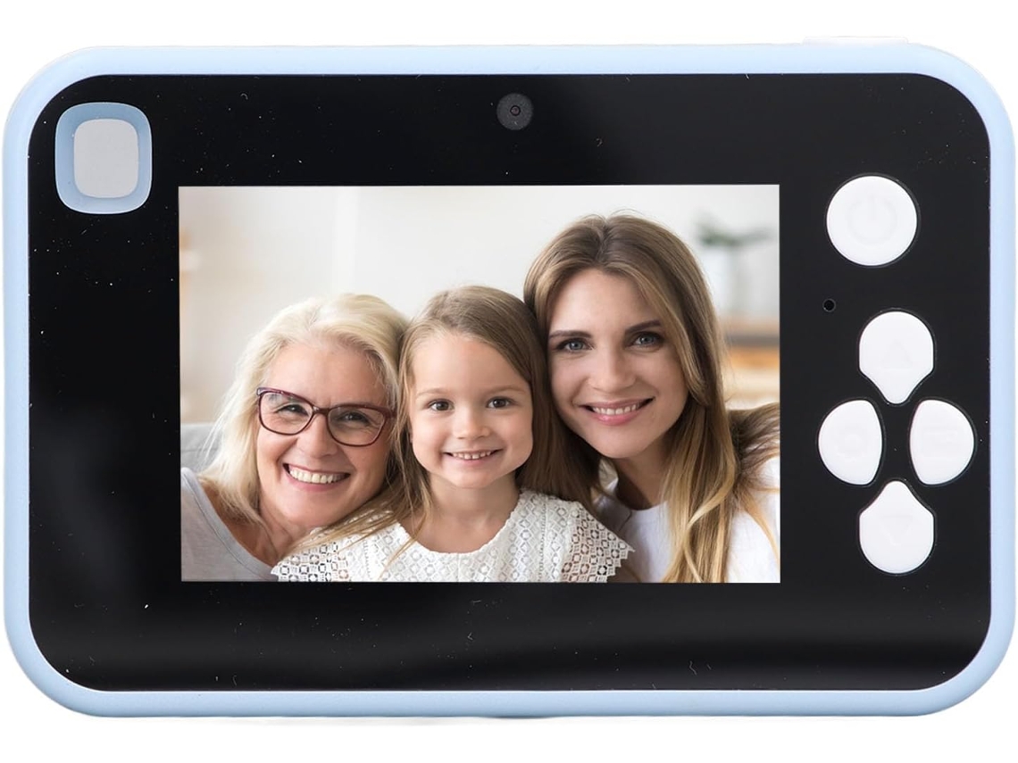 Câmera Digital De 48 Mp, Hd 1080p, Tela Ips De 2,4 Polegadas, Zoom De 4x, Foco Automático.