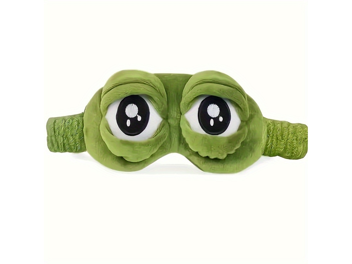 1 Unidade de Máscara de Dormir Macia Sapo, Cobertura Confortável para os Olhos para Cochilos Tranquilos e Noites em Claro, Pele Normal AQUAFORGE
