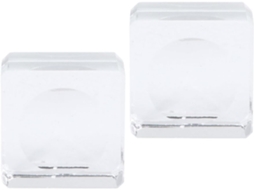 Bases De Cristal Retrô 2 Peças, Suporte Decorativo Para Exibição De Cristais Banheiro E Quarto
