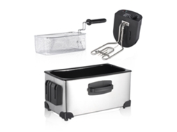 Friteira Profissional de Aço Inoxidável Friteira Profunda 3l, 2200w ZYBLSSBB