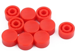 Conjunto de 10 capas protetoras para botões táteis, 6 mm CHABERLU