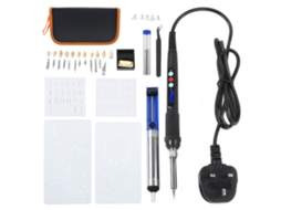Kit De Soldador Eléctrico Com 39 Peças, 60w, Faixa De Temperatura De 200-500℃, Ferramentas De Soldadura Para Ac110v