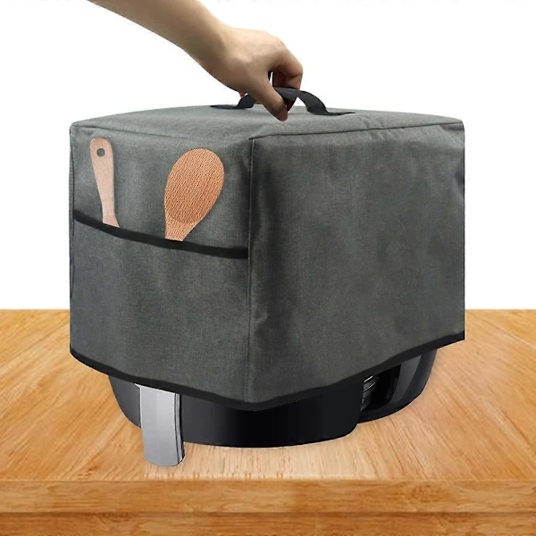 Capa Protetora Contra Poeira Para Fritadeira A Ar, Panela De Pressão Elétrica Com Bolso Para Guardar Acessórios, Capa Para Pequenos Eletrodomésticos