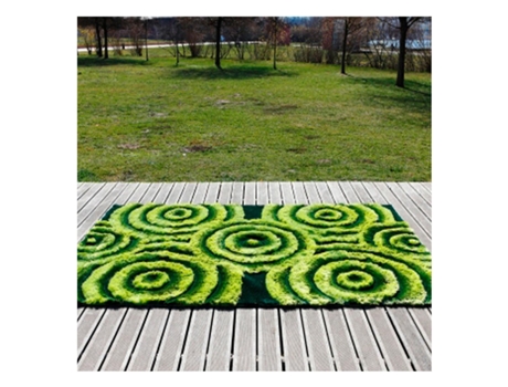 Tapete CARVING (200 x 300 - Poliéster - Verde)