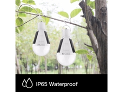 Lâmpada de emergência solar 12w SMD5730 controle táctil IP65 recarregável portátil para interior e exterior
