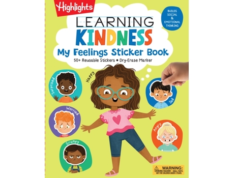 Livro Learning Kindness My Feelings Sticker Book De Highlights (inglês)