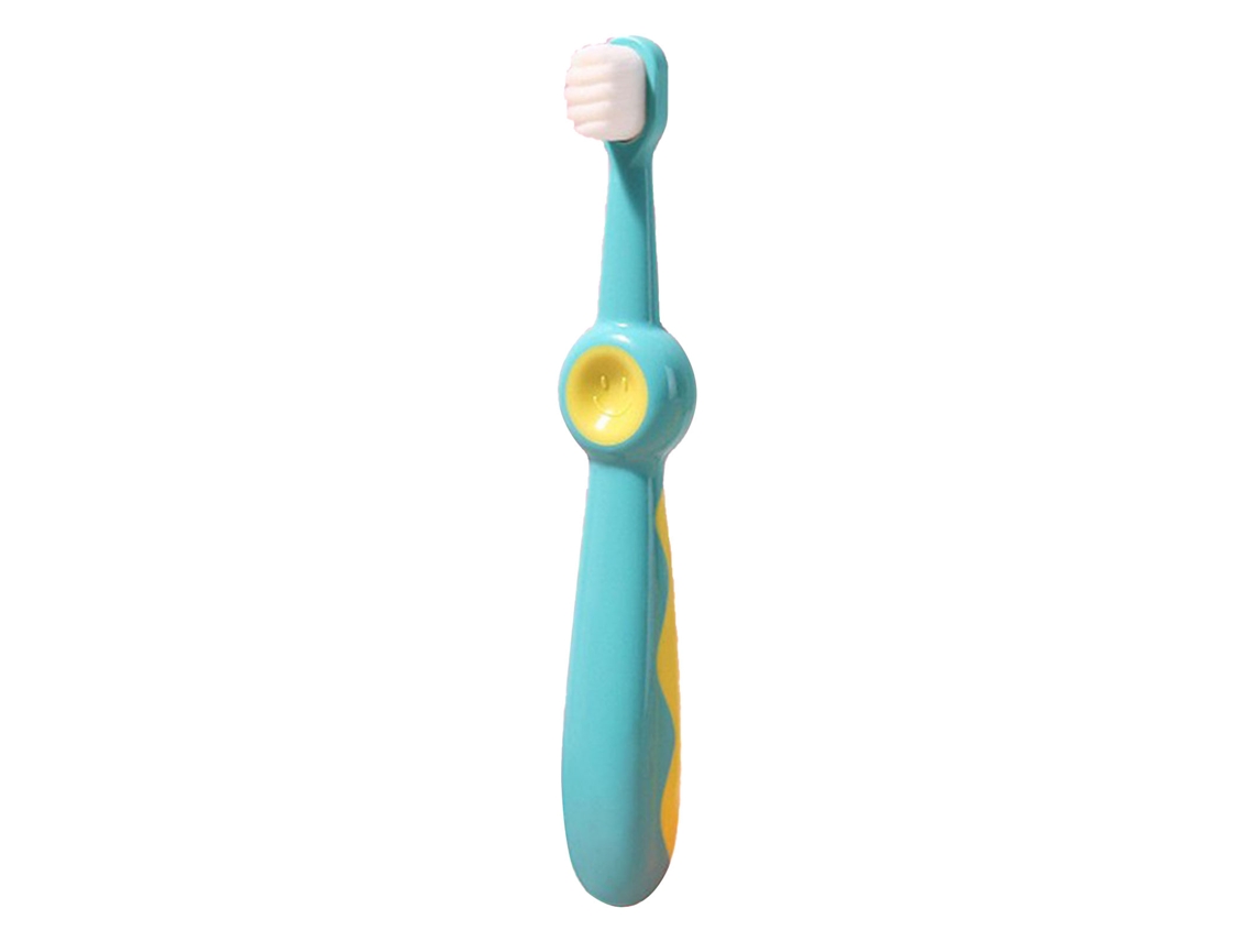 Mali escova de Dentes Infantil Fibra Ultrafina Macia para Crianças 1 12 Anos Amarela