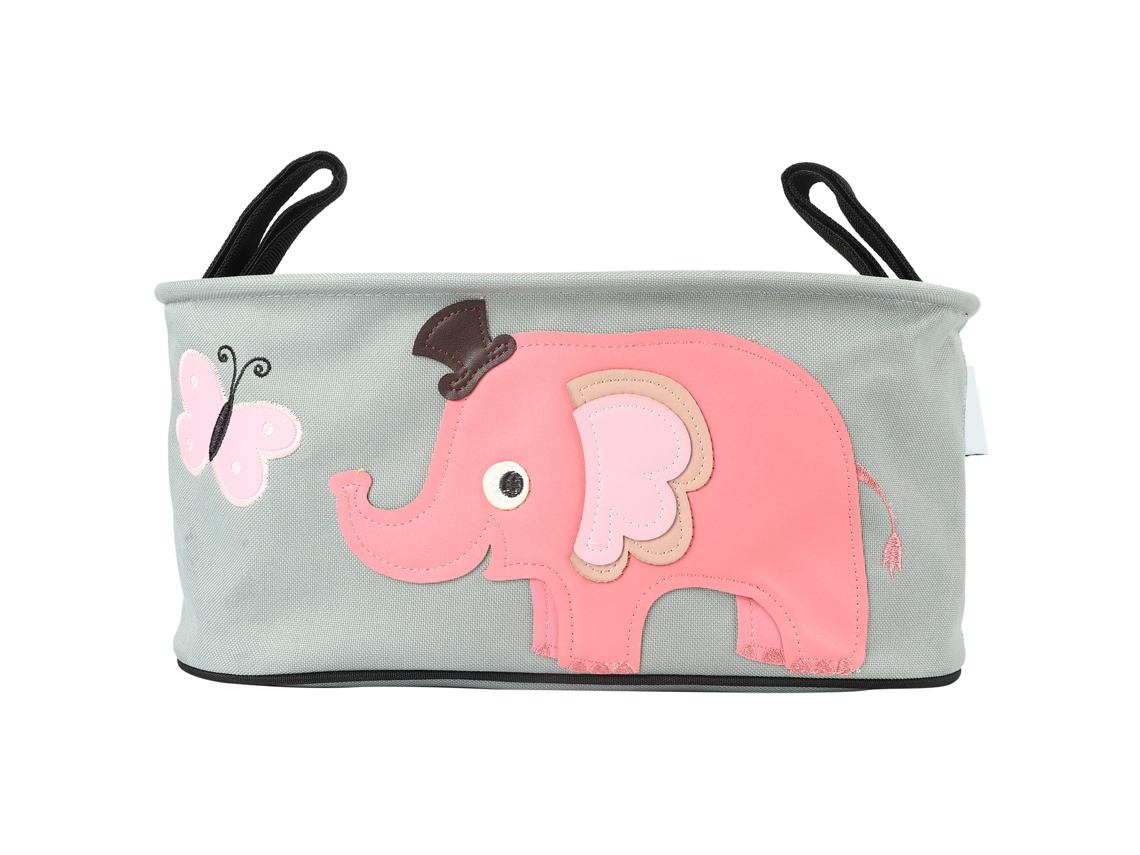 Bolsa de Armazenamento Suspensa para Carrinho de Bebê com 4 Bolsos S/MARCA