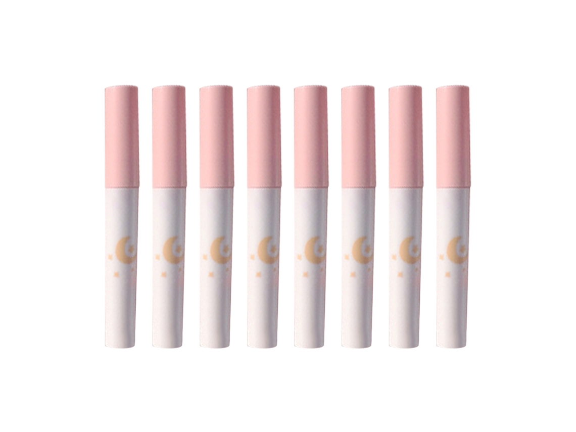 Conjunto de 8 batons líquidos matte à prova d'água, de longa duração e alta pigmentação para maquiagem.