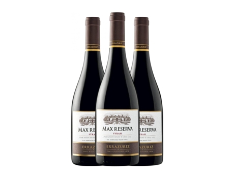Vinho VIÑA ERRAZURIZ Max Syrah Valle del Aconcagua Reserva (0.75 L - 3 Unidades)