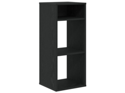 Book Cabinet, Book Cabinets Vidaxl Preto Madeira Processada (34 X 31 X 80 Cm)