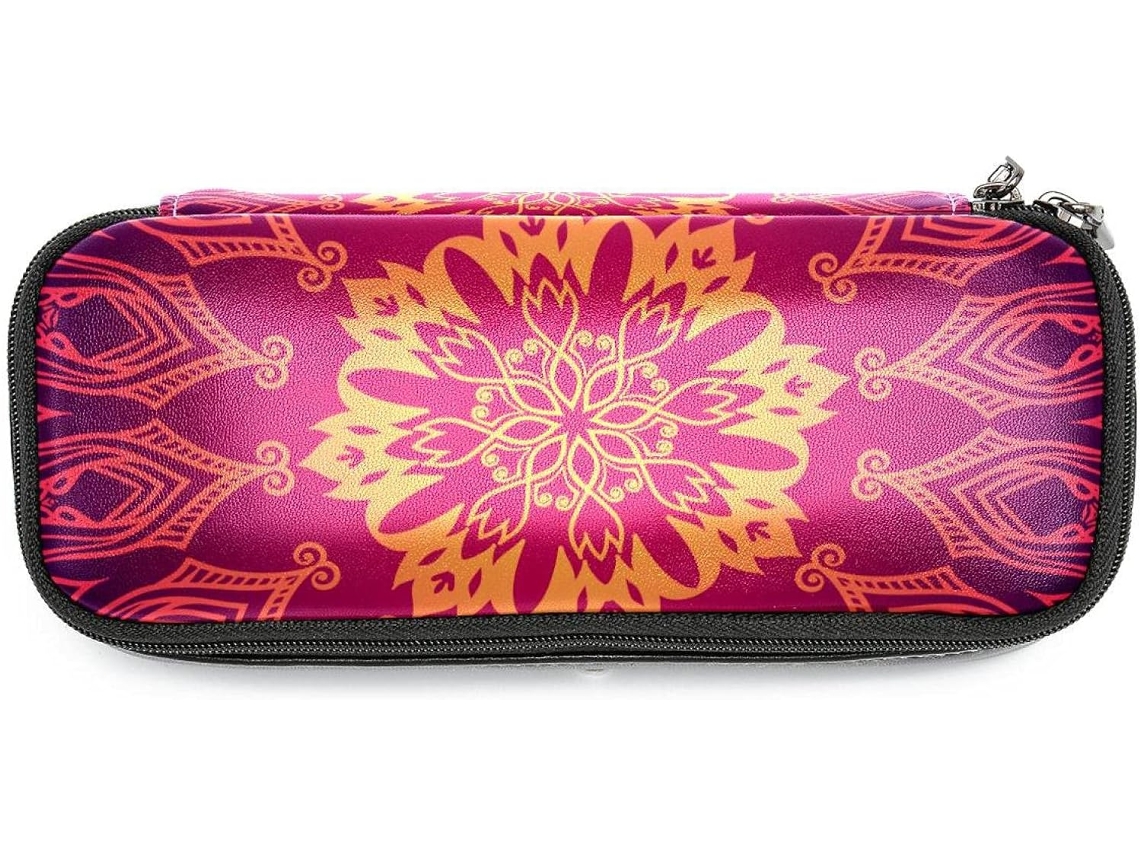 Esta Estampa Floral Mandala Roxo Com
