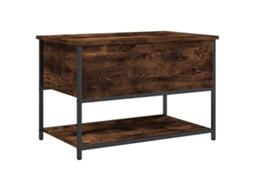 Storage Bench, Storage Benches Vidaxl Marrom Madeira Processada (70 X 42.5 X 47 Cm)