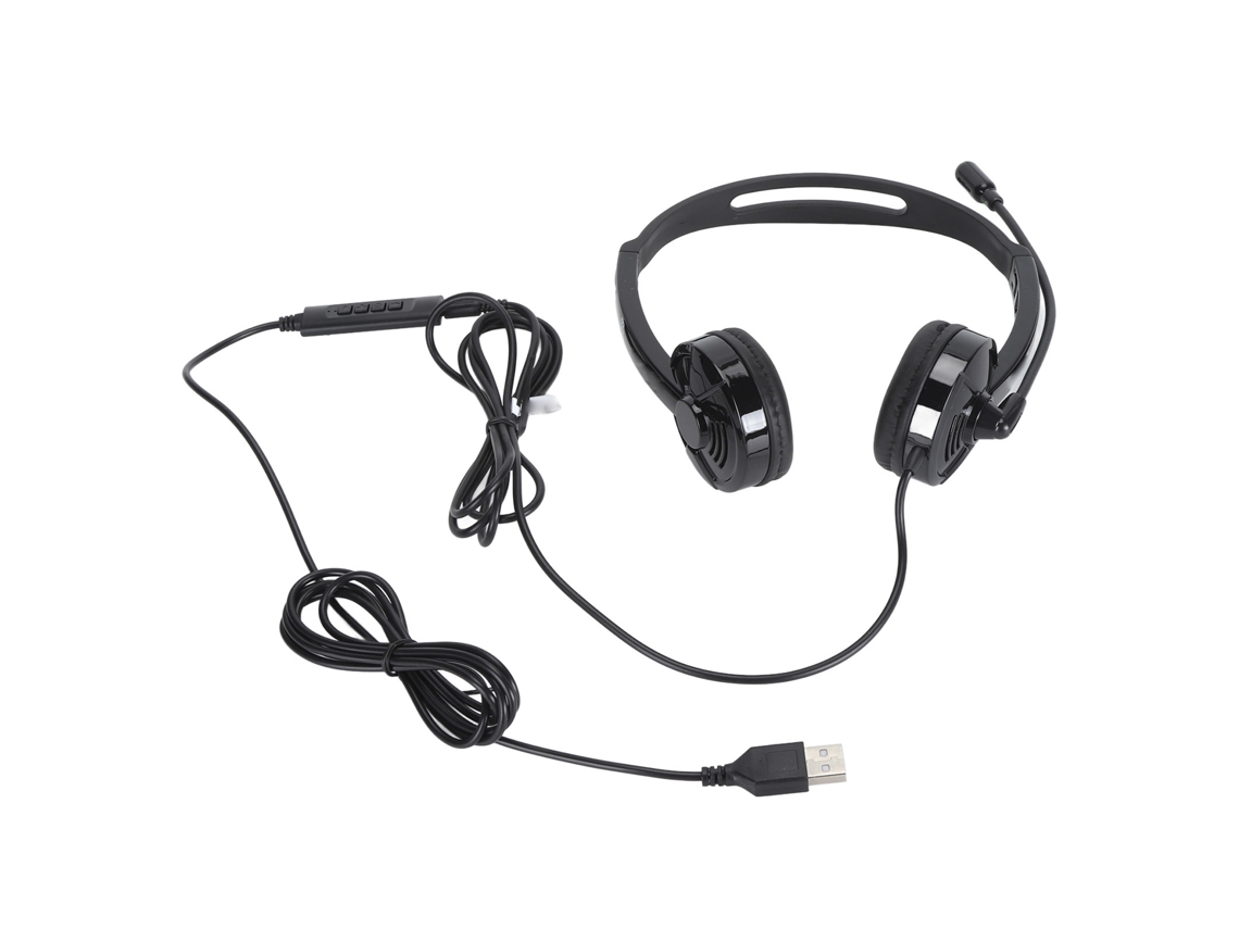 Fone De Ouvido Para Telefone Profissional Com Redução De Ruído Microfone Mudo Para Escritório Negócio Telemarketing