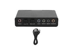 Áudio externo, reprodução digital, modo de gravação digital, adaptador de áudio externo para computador Brilvibera