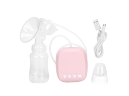 Laxiscreed Bomba De Seios Elétrica Portátil Com Controle Por Toque E Usb - Cor Rosa