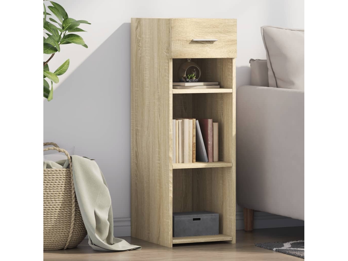 Aparador 30x42,5x93 cm Derivados de madera de roble Sonoma