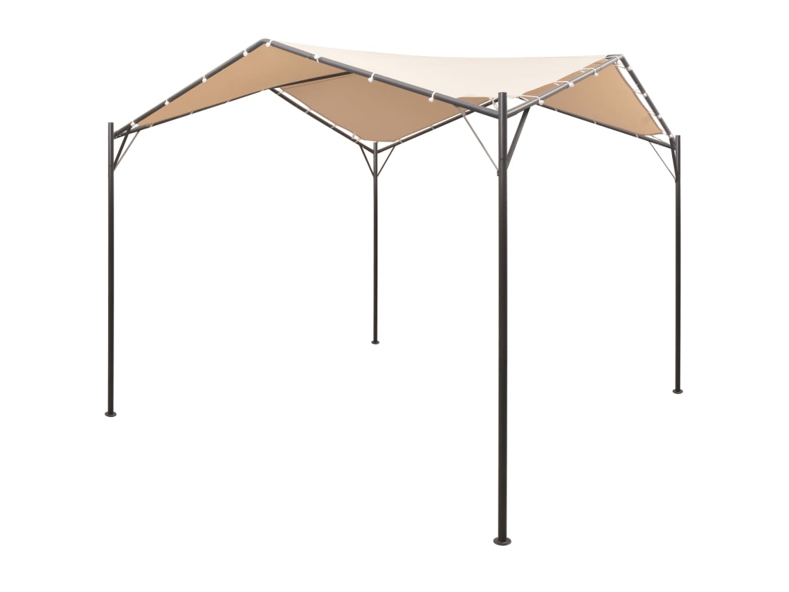Gazebo, Gazebos Vidaxl Bege Tecido (3 X 3 M)