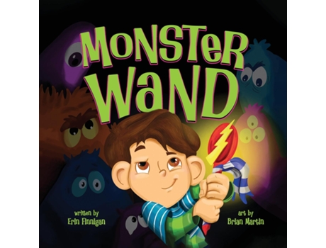 Livro Monster Wand de Erin Finnigan (Inglês)