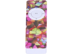 Leitor de MP3/MP4 de 64 GB, alto-falante portátil, infantil, esportivo, reprodutor de música HiFi com entrada para cartão de áudio.