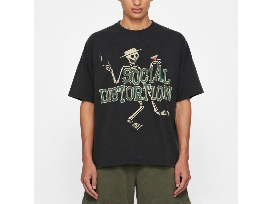 Social Distortion Letterman T-shirt Unisex Adults Size:xxxl