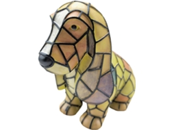 Abajur De Mesa Em Formato De Cachorro | Luminária De Mesa Fofa De Resina Iluminação Suave Para Dec Gokoco