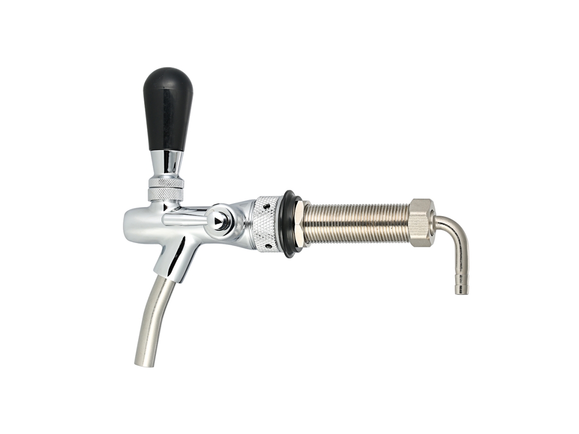 Grifo De Cerveja Ajustável Com Controle De Fluxo, Cano Longo G5/8, Acessório Para Cervejaria Caseira