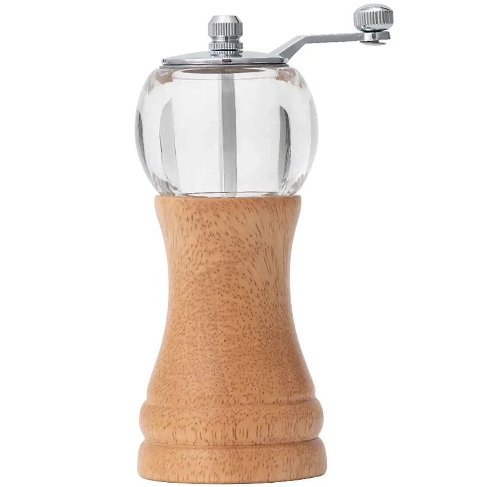 Moedor Manual Multifuncional , Utensílio de Cozinha em Madeira Maciça para Temperar. MDUG (cor Clara)