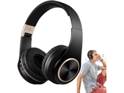 Fones De Ouvido Sem Fio Com Microfone, Dobráveis E Com Design Circumaural