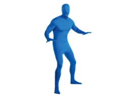 Macacão Unissex Halloween Cosplay Confortável Respirável Corpo Inteiro Azul XXXL | S/MARCA