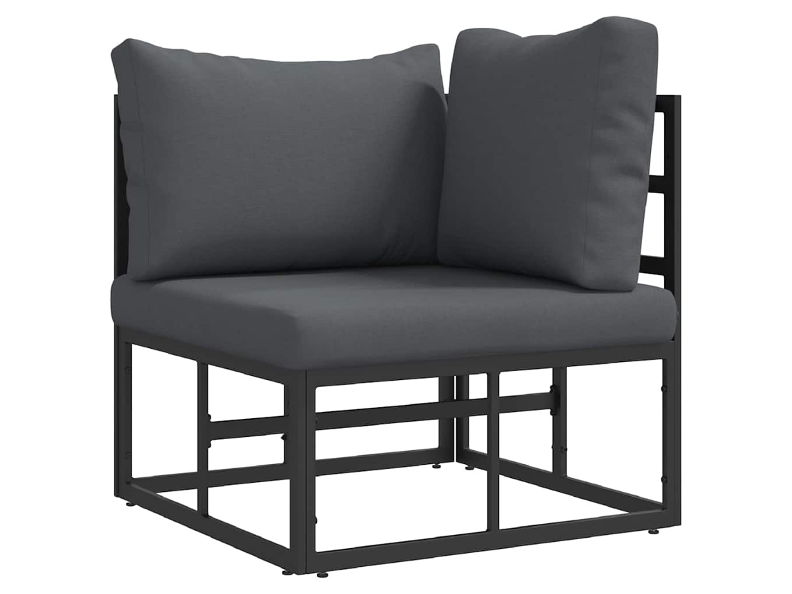 Maison Exclusive - Móveis Para Exterior Metal Preto E Anthracite