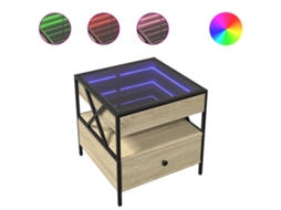 Coffee Table, Coffee Tables Vidaxl Marrom Madeira Processada (50 X 50 X 51 Cm)