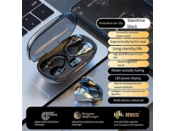 Fones De Ouvido Sem Fio Suspensos Com Bluetooth 5.3, Pretos Ly Ebike