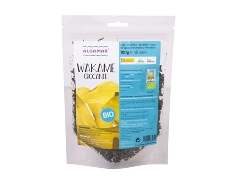 Alga Wakame Crocante Biológica 100G ALGAMAR