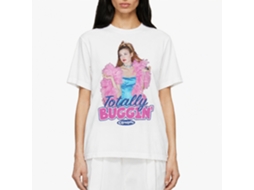 Rockinstone Clueless Totally Buggin White T-shirt Size:xxxl
