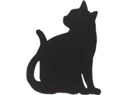 Luz noturna LED em formato de gato com sensor de voz e controle remoto.