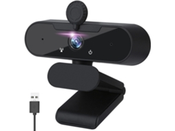 Webcam 1080p Com Microfone, Controle De Software E Proteção De Privacidade, Usb Brilvibera