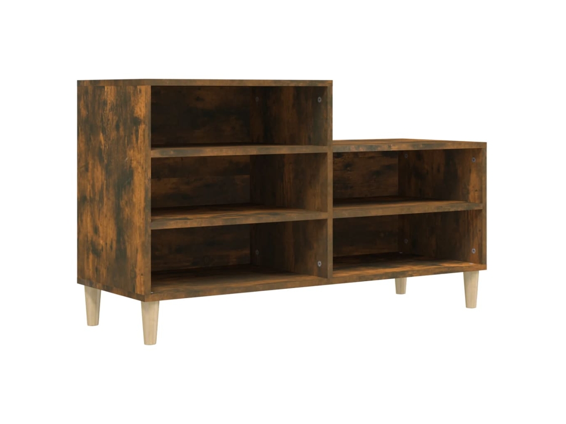 Shoe Cabinet, Shoe Cabinets Vidaxl Marrom Madeira Processada (n/a)