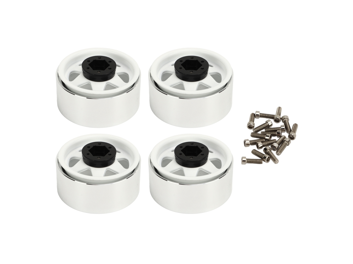 Jantes LAXISCREED 1.9" Scx10 90046 Deep Dish Branco