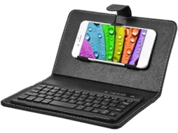 Teclado Bluetooth portátil TAISHENGDA dobrável com case