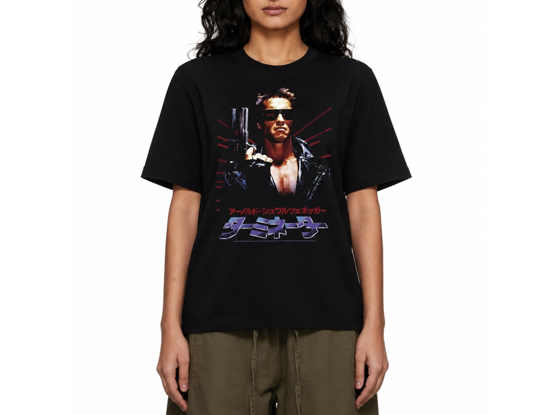 Rockinstone Terminator Schwapan Black Adult T-shirt Size:xxxl