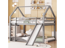 Beliche 140x200 com Escorrega Acabamento Cinza