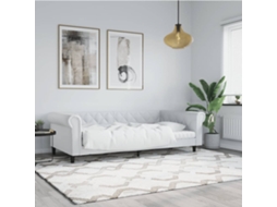 Vidaxl Sofá cama 80x200 Cm Couro Artificial Branco