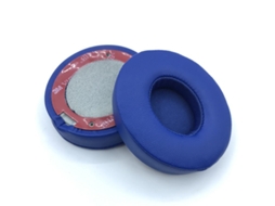 Almofada para Auscultadores Beats Solo2 Wireless de Espuma Macia Pele de Proteína Azul XIAOMOYU