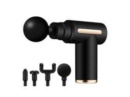 (preto) Mini Pistola De Massagem Sem Fio Para Fáscia, Dispositivo De Massagem Para Relaxamento Muscular, Massageador De Fáscia Cervical