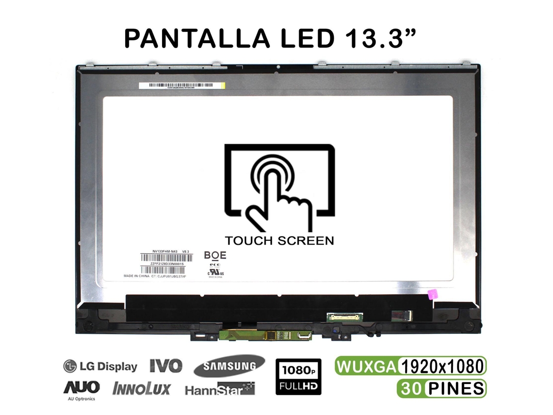 Lenovo Yoga 720 13ikb Fhd M133nwf4 R0 Tela sensível ao toque de 13,3 polegadas com moldura