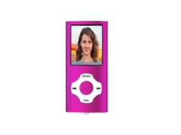 MP3 Portátil Rosa STELASPLEN com Rádio FM, Gravador de Voz e Bluetooth